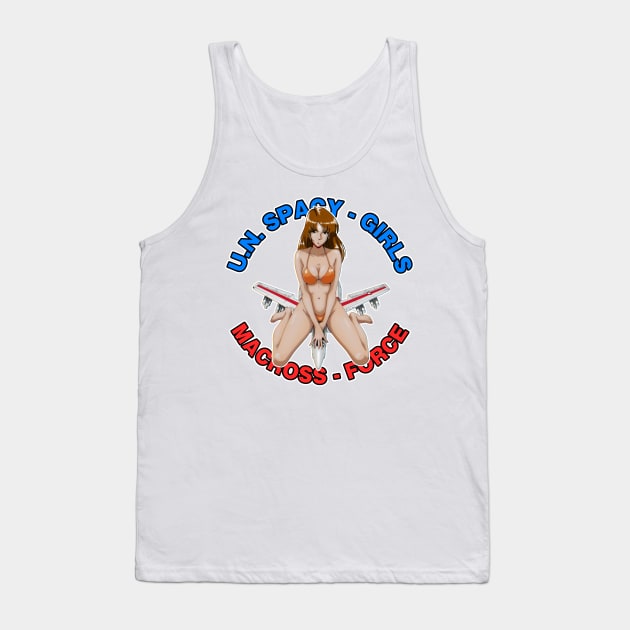 Girlsgim Tank Top by Robotech/Macross and Anime design's